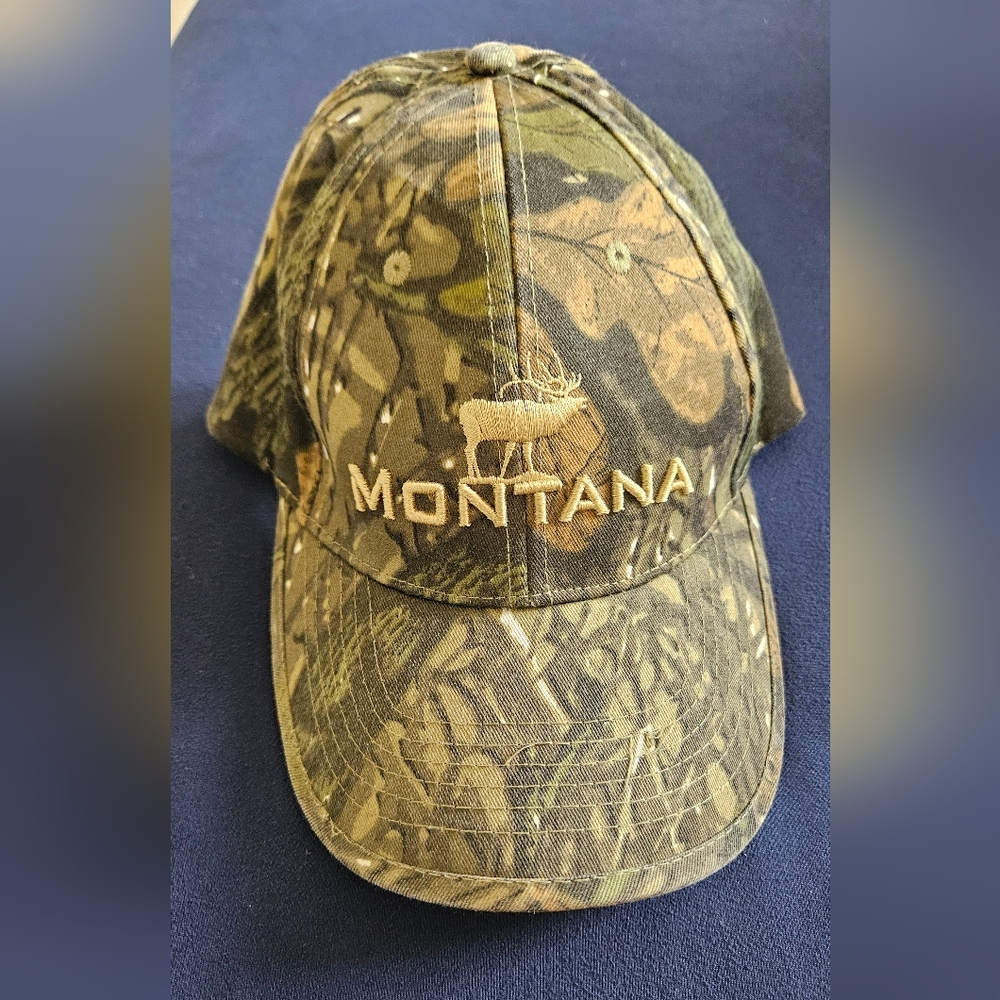 Hamilton Camouflage Cap with Green Trim